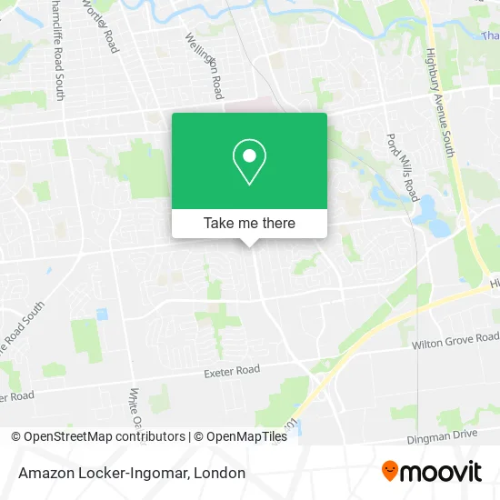 Amazon Locker-Ingomar map