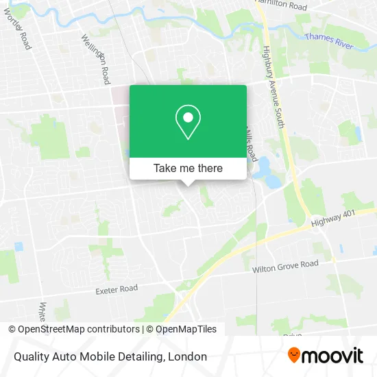 Quality Auto Mobile Detailing map
