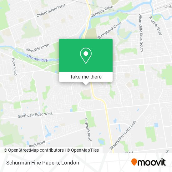Schurman Fine Papers map