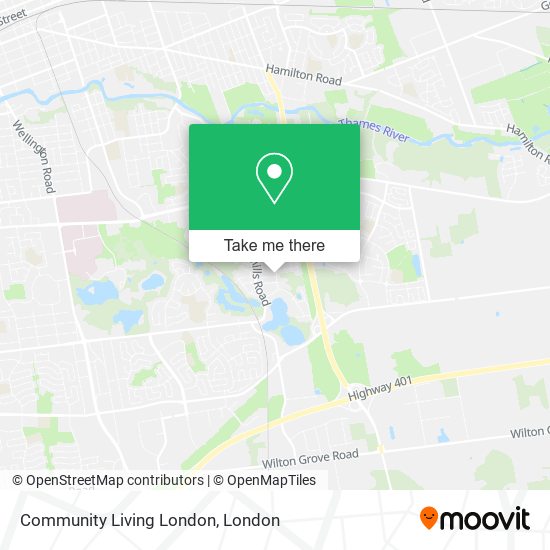 Community Living London map