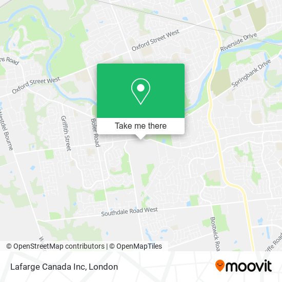 Lafarge Canada Inc map