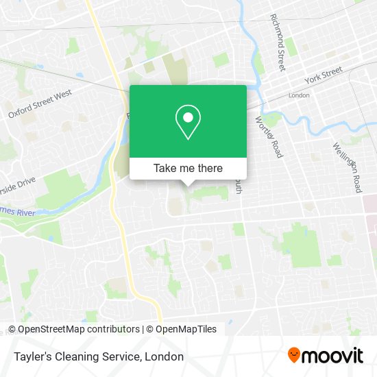 Tayler's Cleaning Service map