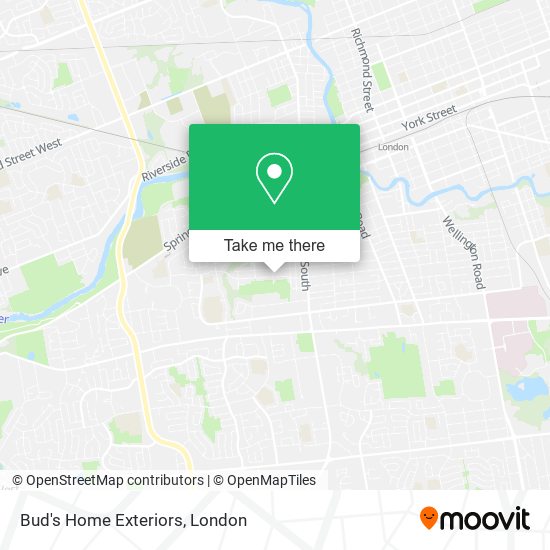 Bud's Home Exteriors map