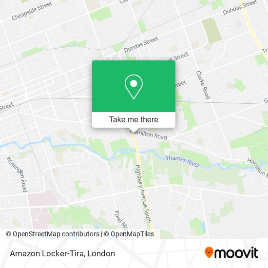 Amazon Locker-Tira map