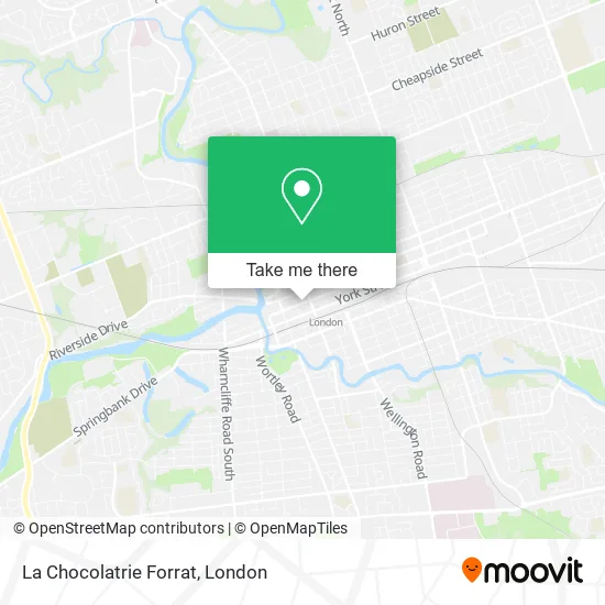 La Chocolatrie Forrat map