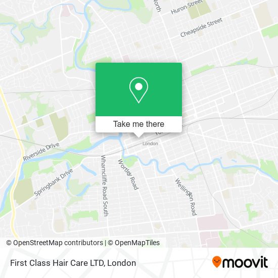 First Class Hair Care LTD map