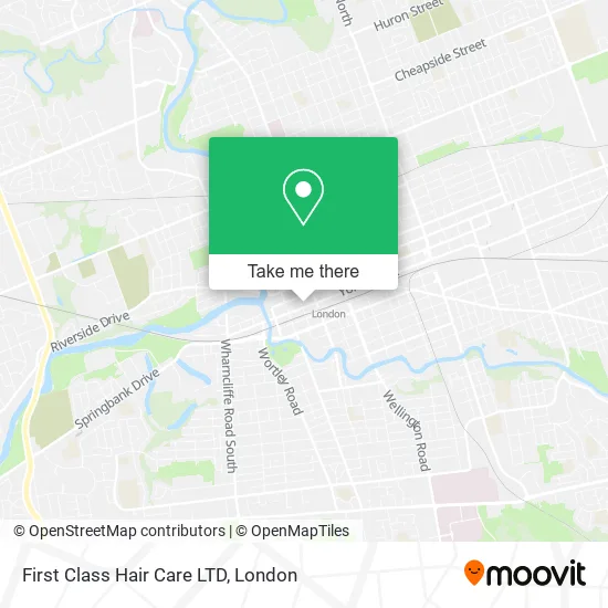First Class Hair Care LTD map