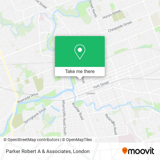 Parker Robert A & Associates map