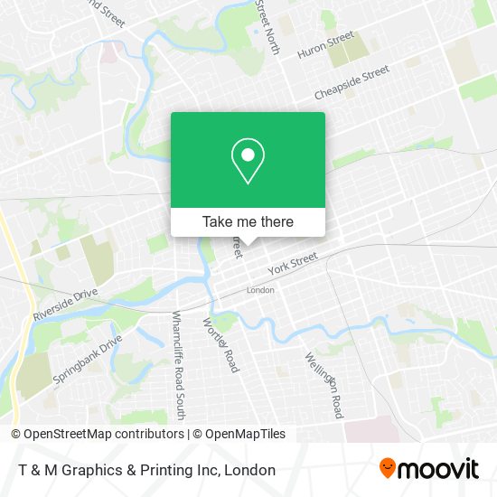 T & M Graphics & Printing Inc map