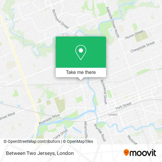 Between Two Jerseys map