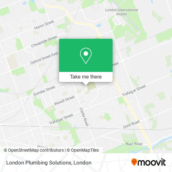 London Plumbing Solutions map
