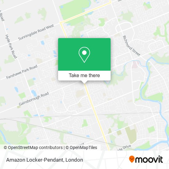 Amazon Locker-Pendant map