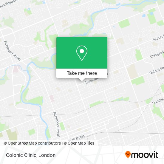 Colonic Clinic map