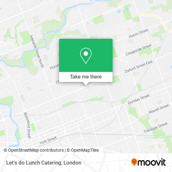 Let's do Lunch Catering map