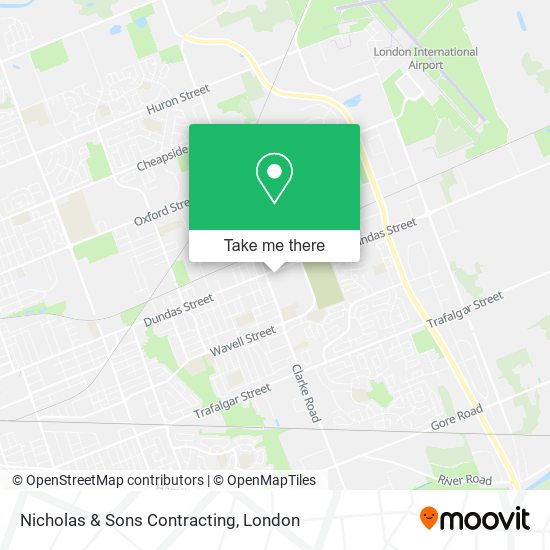Nicholas & Sons Contracting map