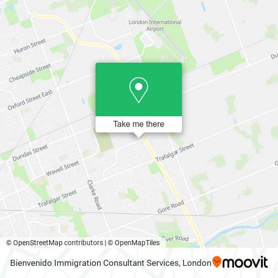 Bienvenido Immigration Consultant Services map