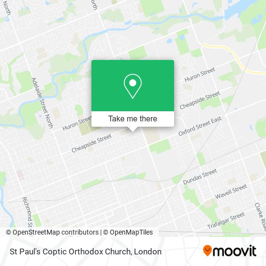 St Paul's Coptic Orthodox Church map