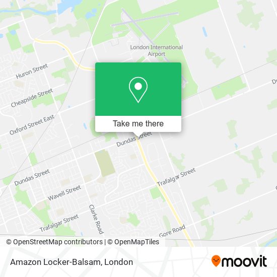 Amazon Locker-Balsam map