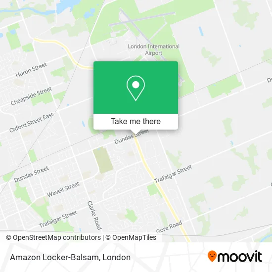 Amazon Locker-Balsam map