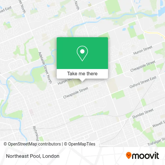 Northeast Pool map