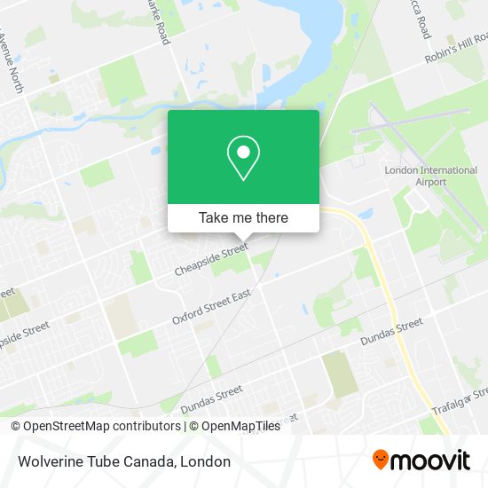 Wolverine Tube Canada map