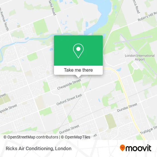 Ricks Air Conditioning map