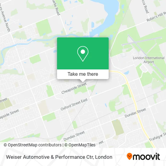 Weiser Automotive & Performance Ctr map