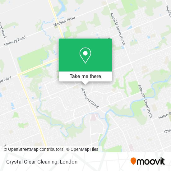 Crystal Clear Cleaning map