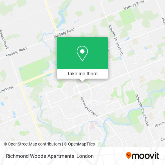 Richmond Woods Apartments map