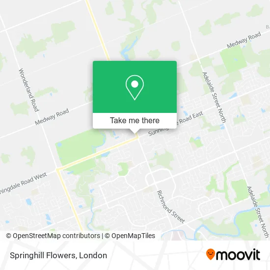 Springhill Flowers map