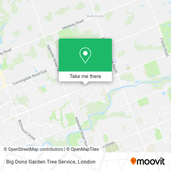 Big Dons Garden Tree Service map