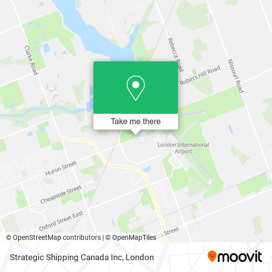 Strategic Shipping Canada Inc map
