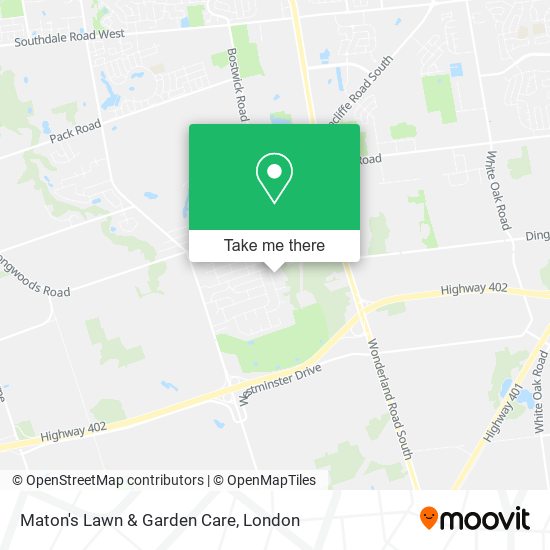 Maton's Lawn & Garden Care map