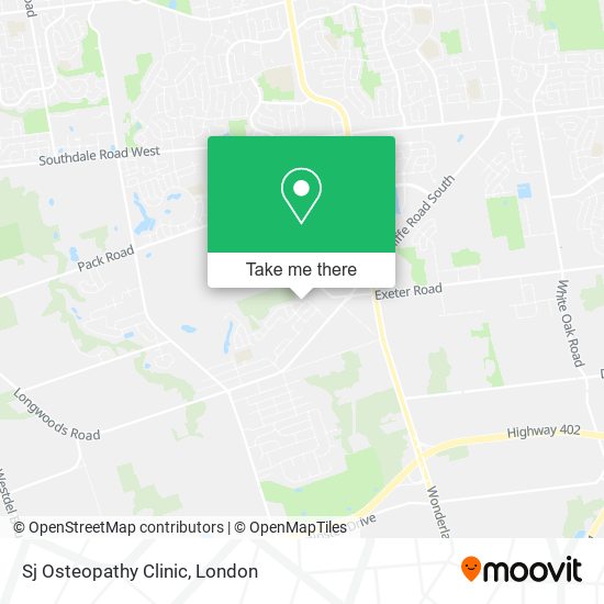 Sj Osteopathy Clinic map