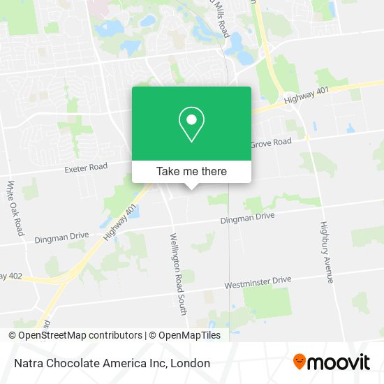 Natra Chocolate America Inc map