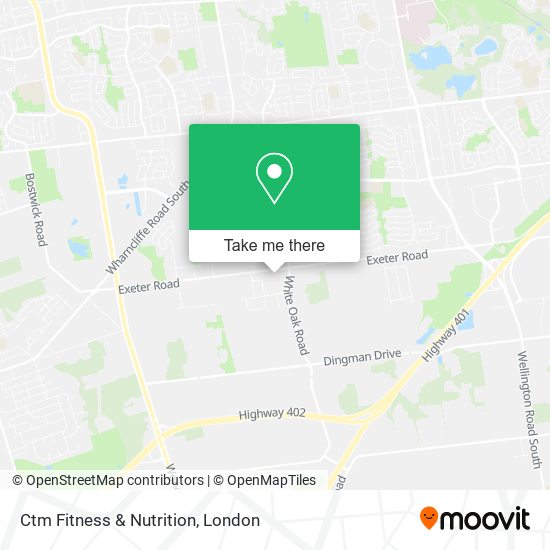 Ctm Fitness & Nutrition map