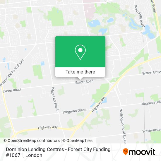 Dominion Lending Centres - Forest City Funding #10671 map