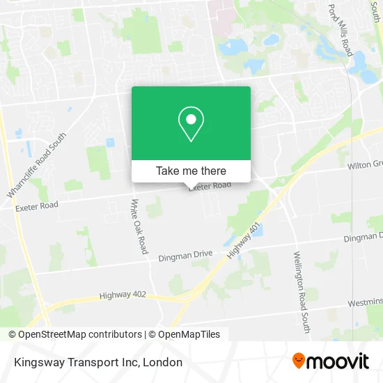 Kingsway Transport Inc map