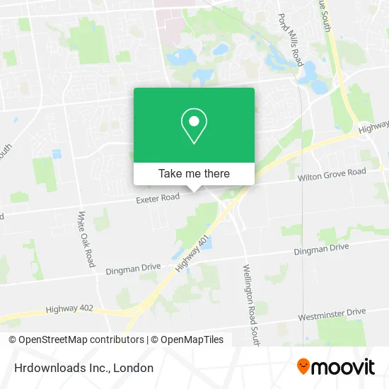 Hrdownloads Inc. map