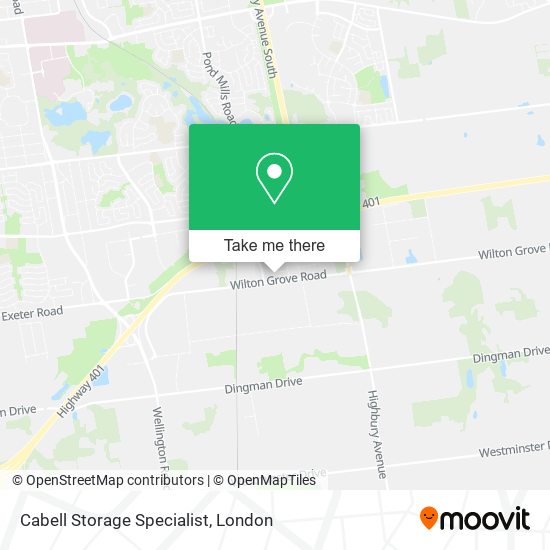 Cabell Storage Specialist plan