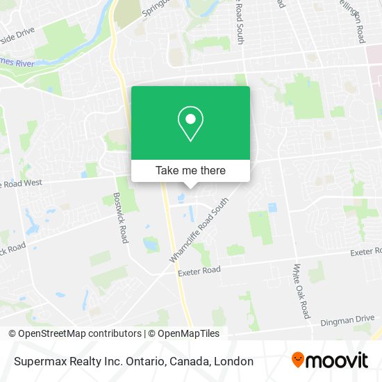 Supermax Realty Inc. Ontario, Canada map