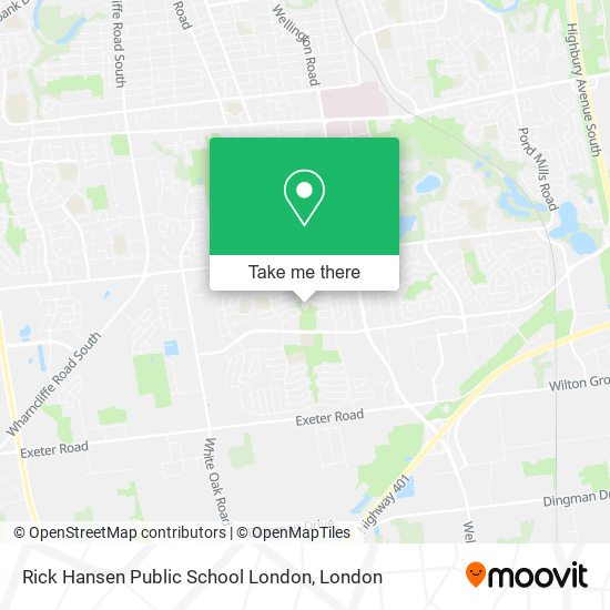 Rick Hansen Public School London map