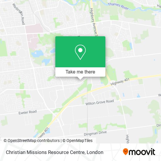 Christian Missions Resource Centre map