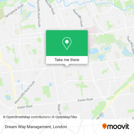 Dream Way Management map