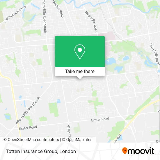 Totten Insurance Group map