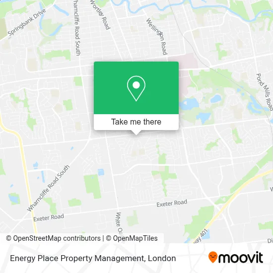 Energy Place Property Management map