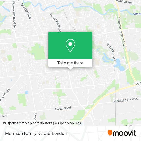 Morrison Family Karate map