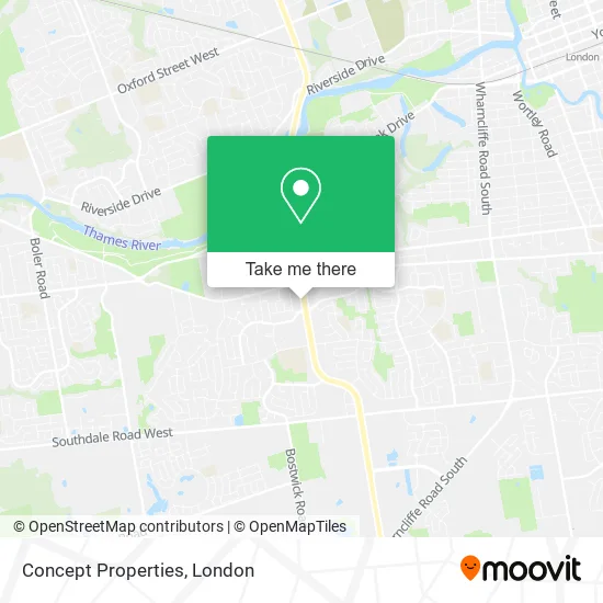 Concept Properties map