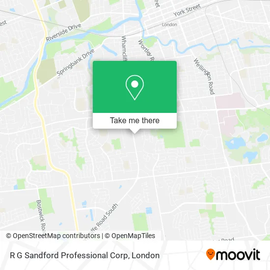 R G Sandford Professional Corp map