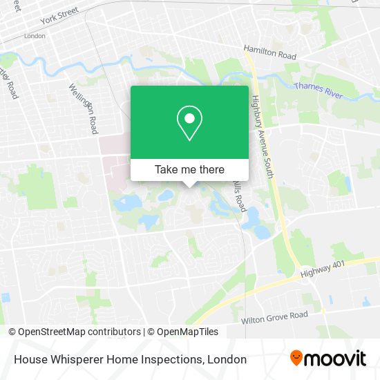 House Whisperer Home Inspections map